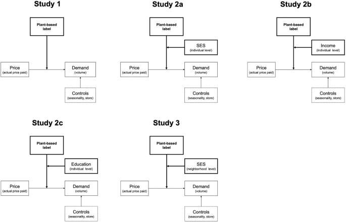 Plant-based protein foods are less sensitive to price changes than animal-based ones, with differences across income and education levels