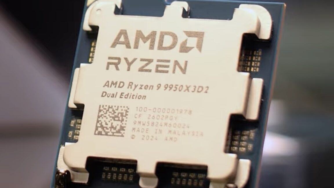 AMD’s Ryzen 9 9950X3D2 Dual Edition crams 208MB of cache into a single chip