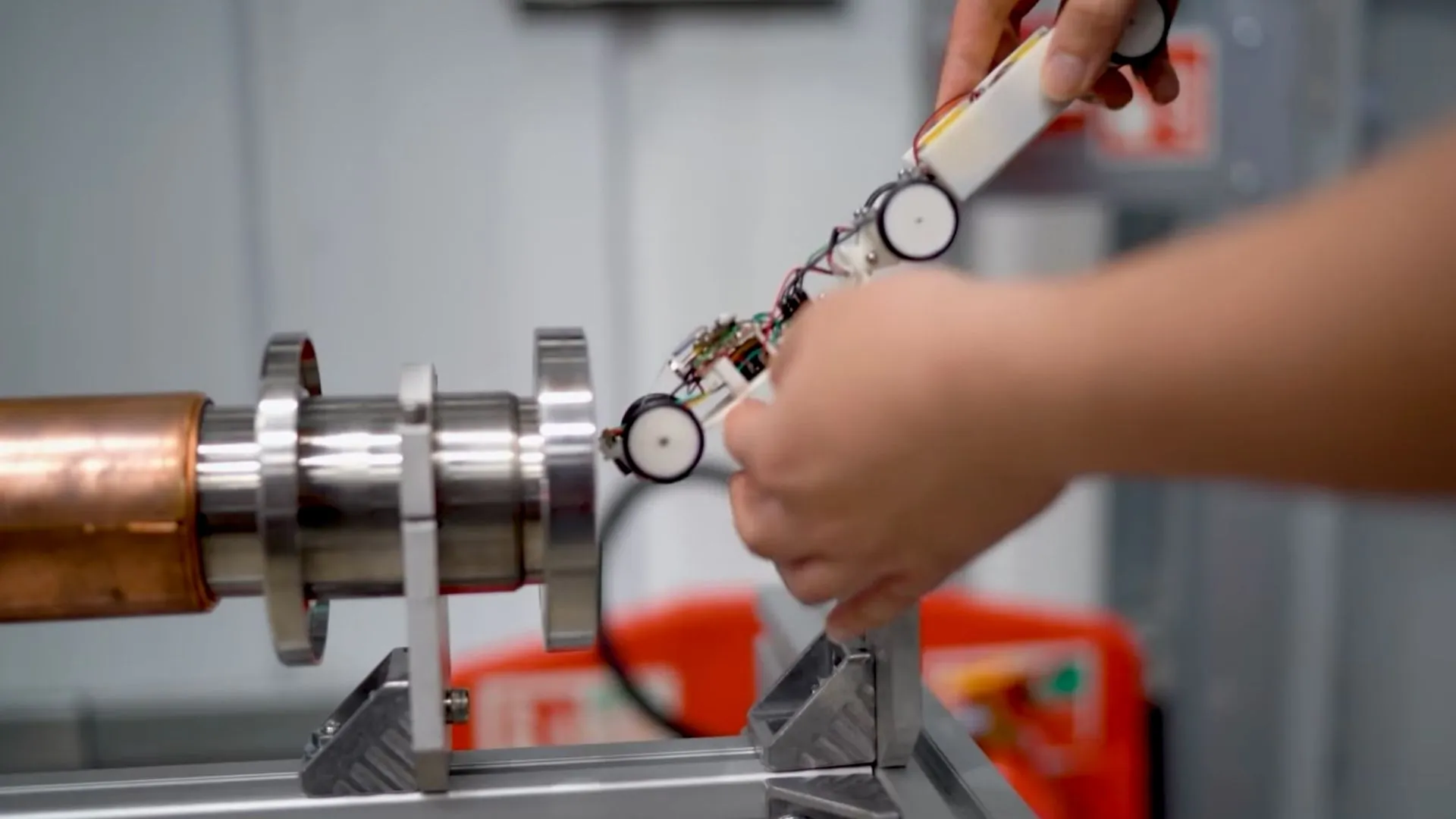 Mouse-sized robot built to inspect 17-mile-long Large Hadron Collider