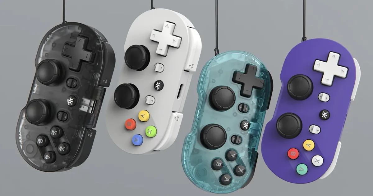 CRKD’s cutesy keychain controller levels up gaming with TMR thumbsticks