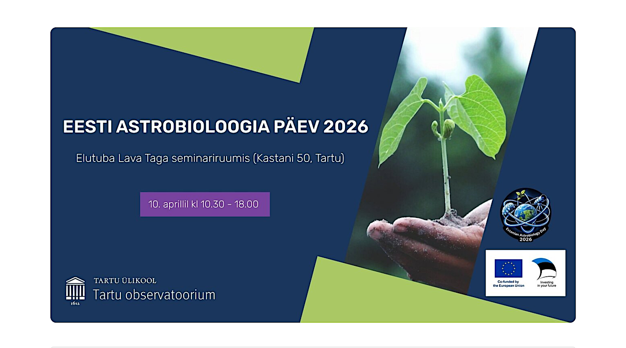 Estonian Astrobiology Day 2026 – Astrobiology