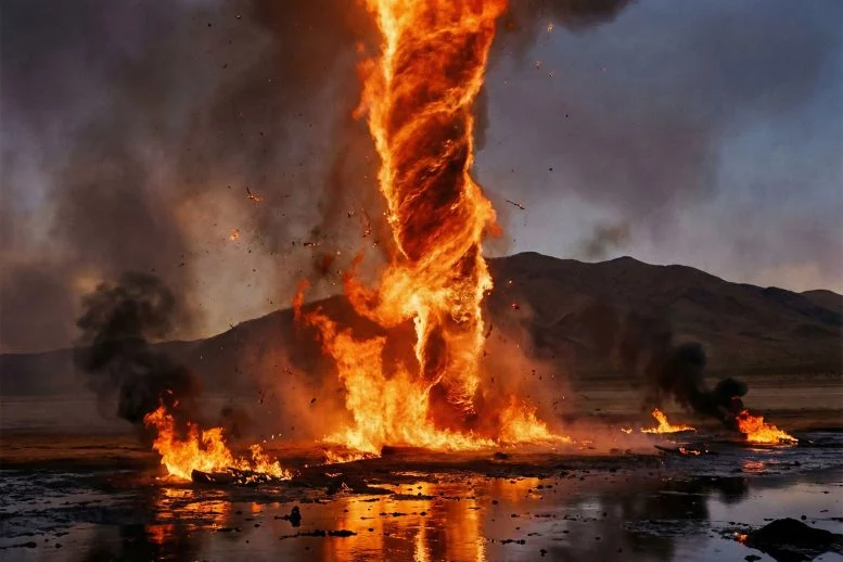 Scientists Create Giant Fire Tornadoes That Could Save Our Oceans