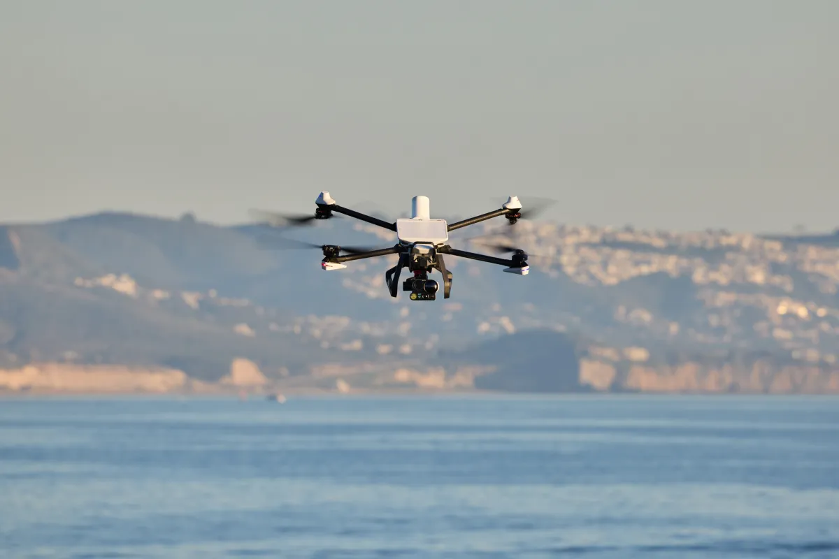 A former Thiel fellow’s startup just launched a drone it says can replace police helicopters