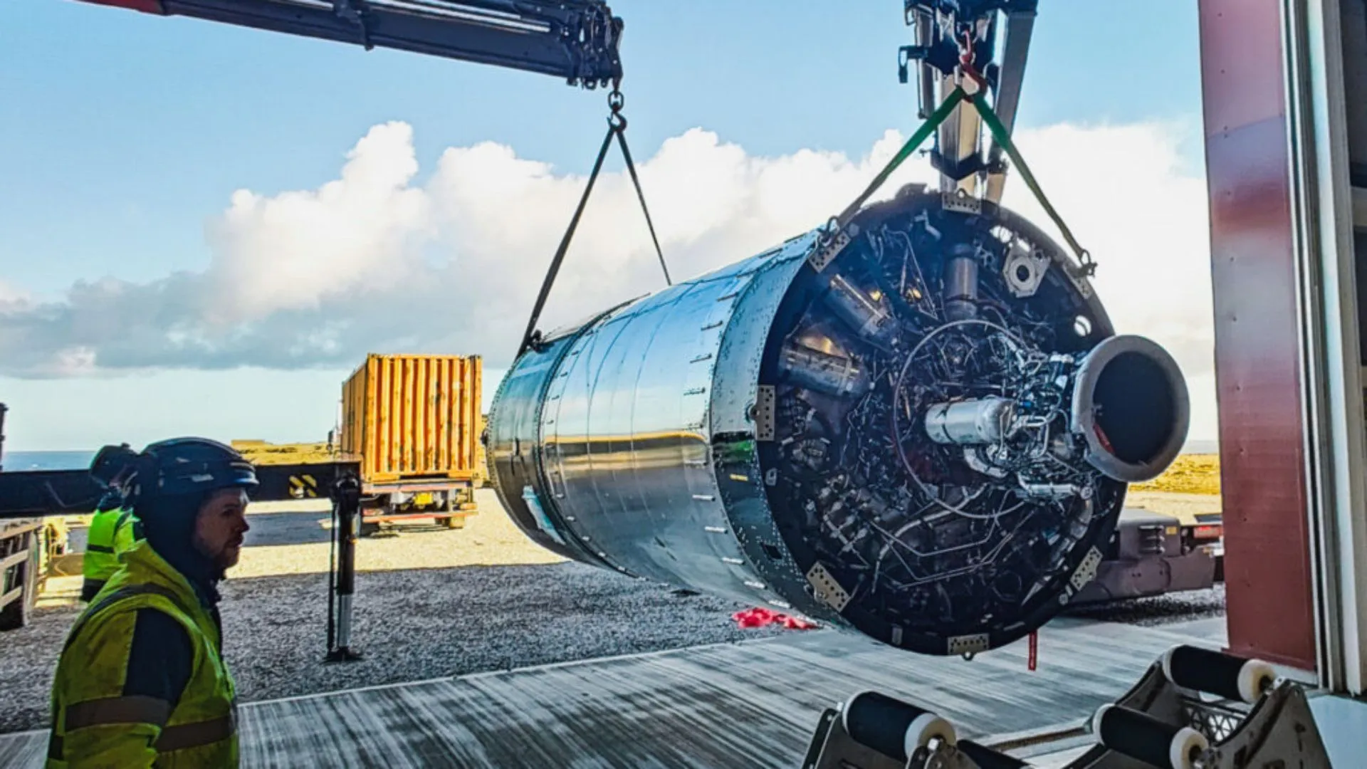 Rocket Factory Augsburg reaches launch site for first orbital flight