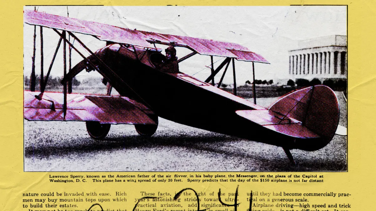During WWI, a daredevil pilot helped invent the first ‘drones’