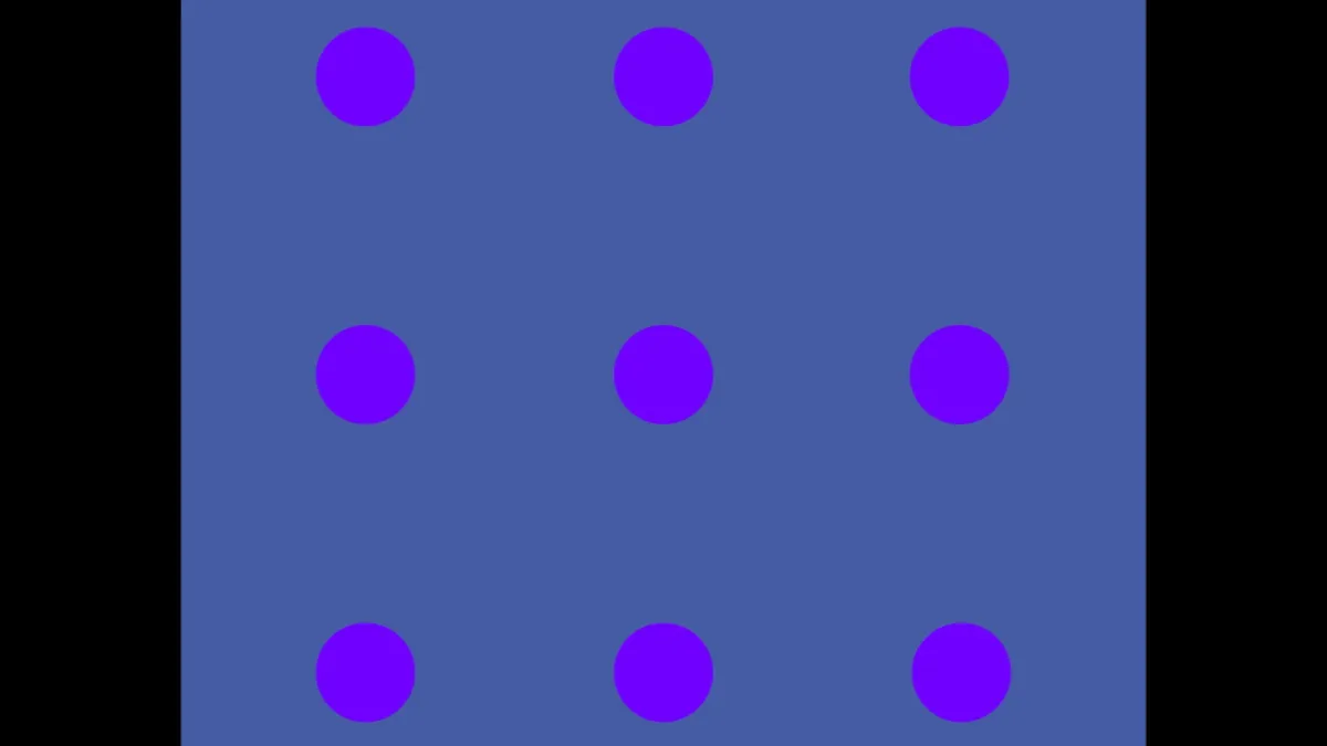 How many blue dots do you see? New optical illusion tricks the brain.