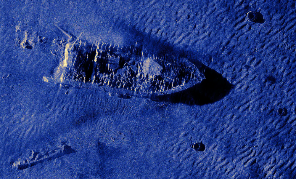 Powerful sonar captures detailed images US Civil War era shipwreck