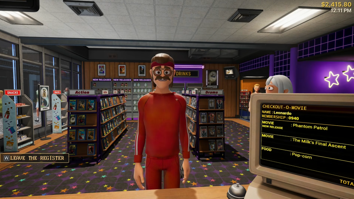 Relive the ’90s by working in a virtual video store