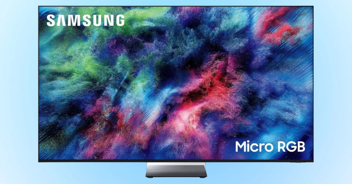 Samsung says its Micro RGB TVs likely won’t up your sleep cycle