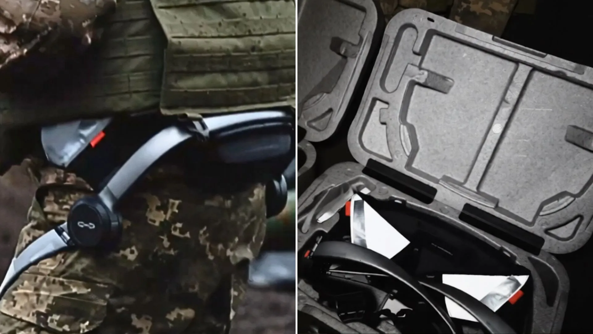 Exoskeletons field tested by Ukrainian artillery troops reducing ammunition reload time