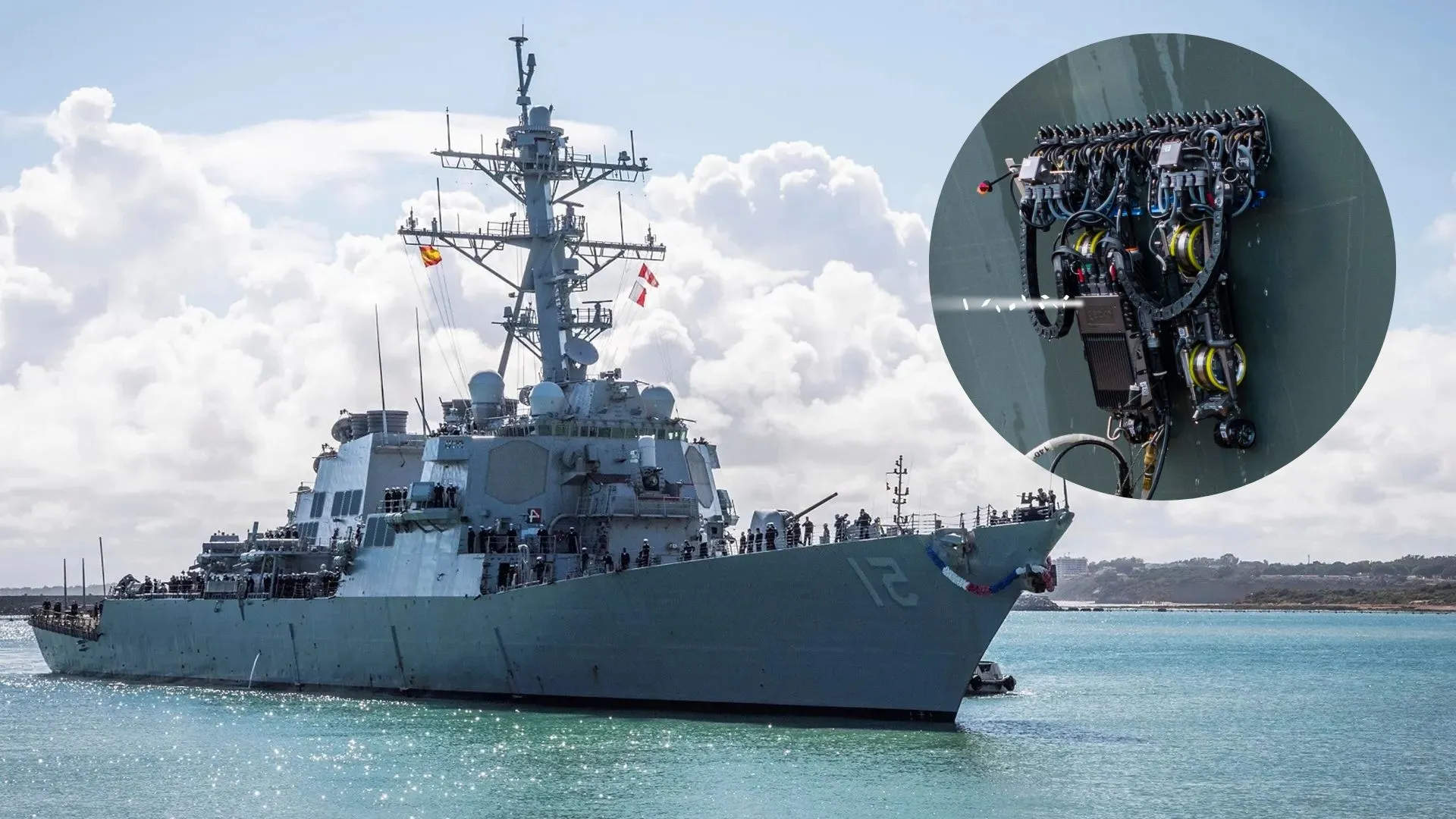 Wall-climbing robots to inspect US Navy ships in $71M AI push