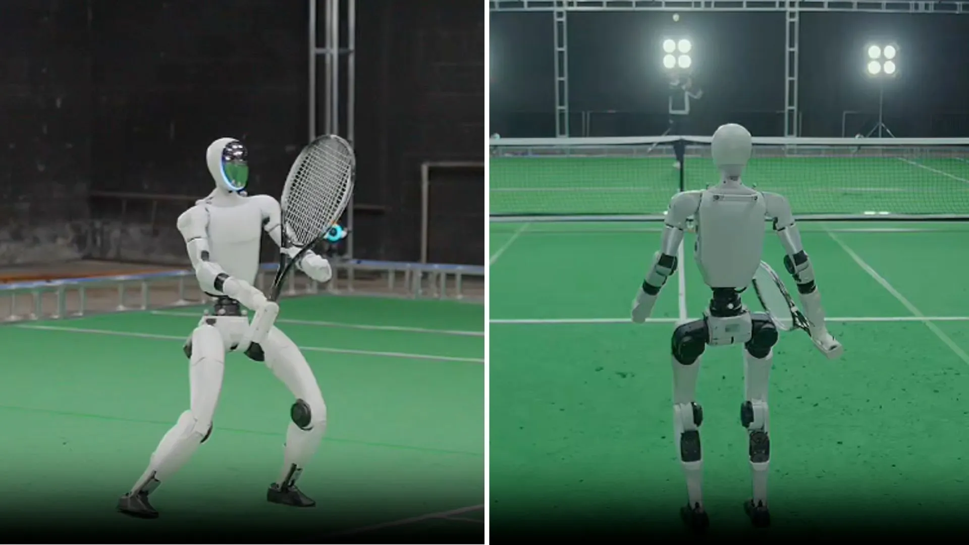 Humanoid robot plays tennis with 96.5% accuracy using new AI framework