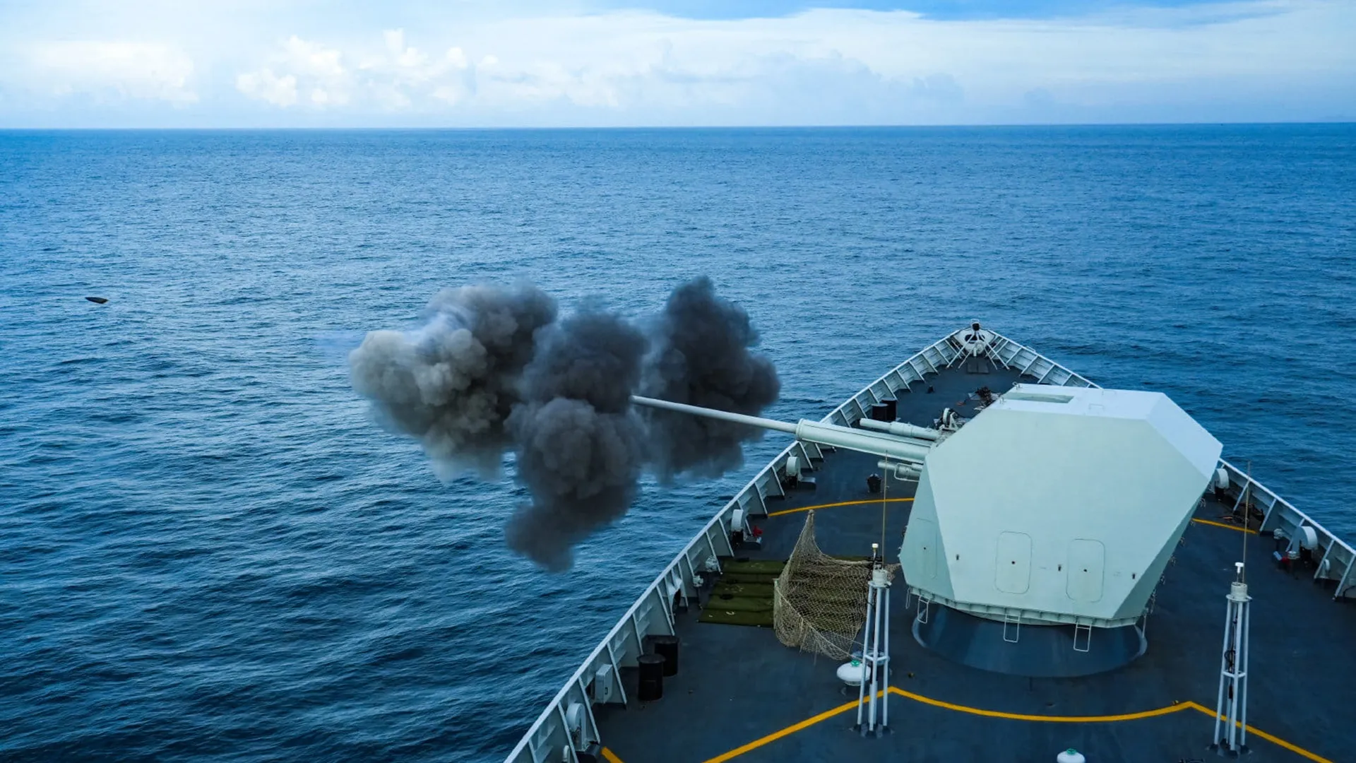 China tests 13,200-ton Type 055 destroyers in first live-fire drill