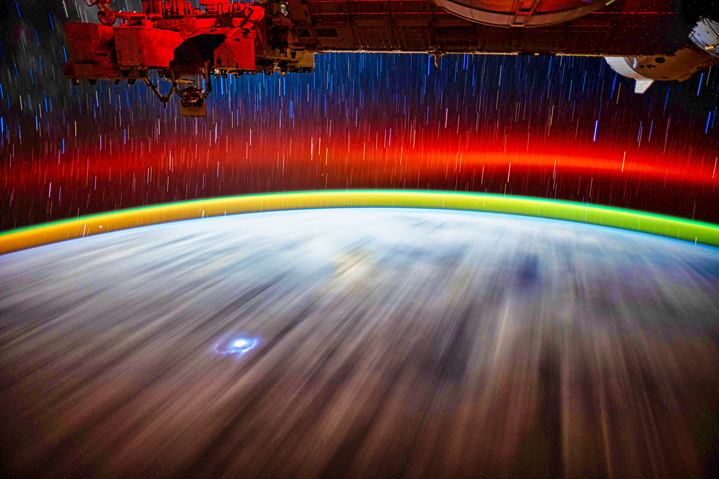 ISS observes an unknown phenomenon 55 miles above Earth