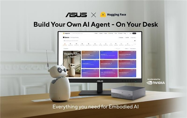 ASUS and Hugging Face Collaborate with Reachy Mini