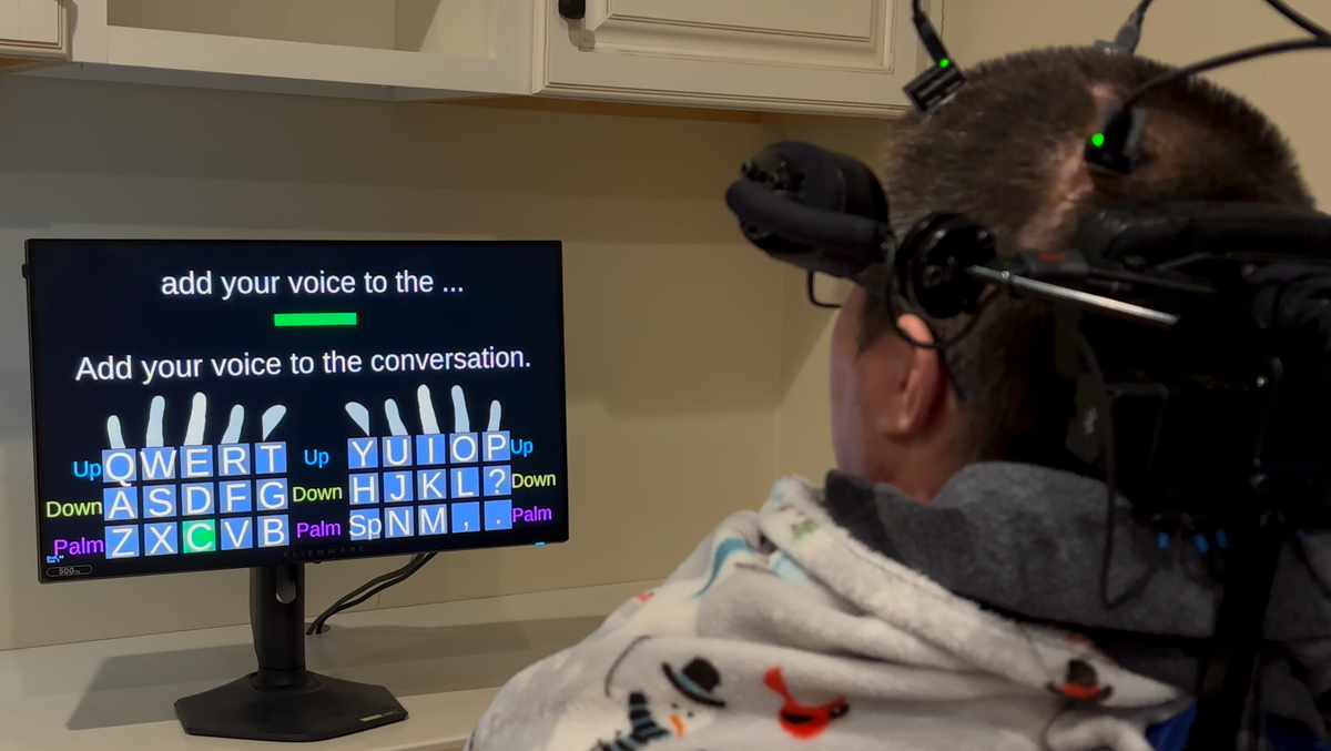 Brain implant allows people who are paralyzed to type using their thoughts at speed of texting