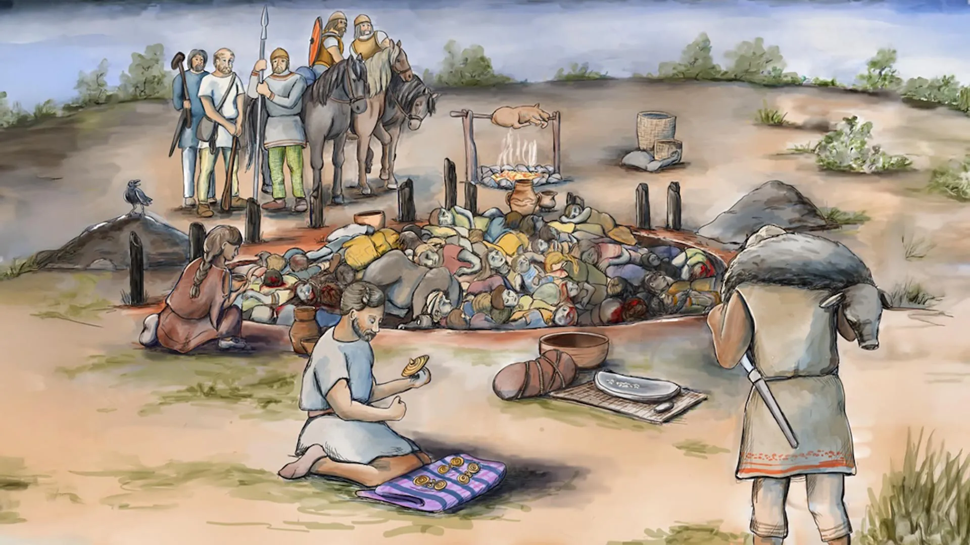 Archaeologists uncover brutal Iron Age massacre of women and children