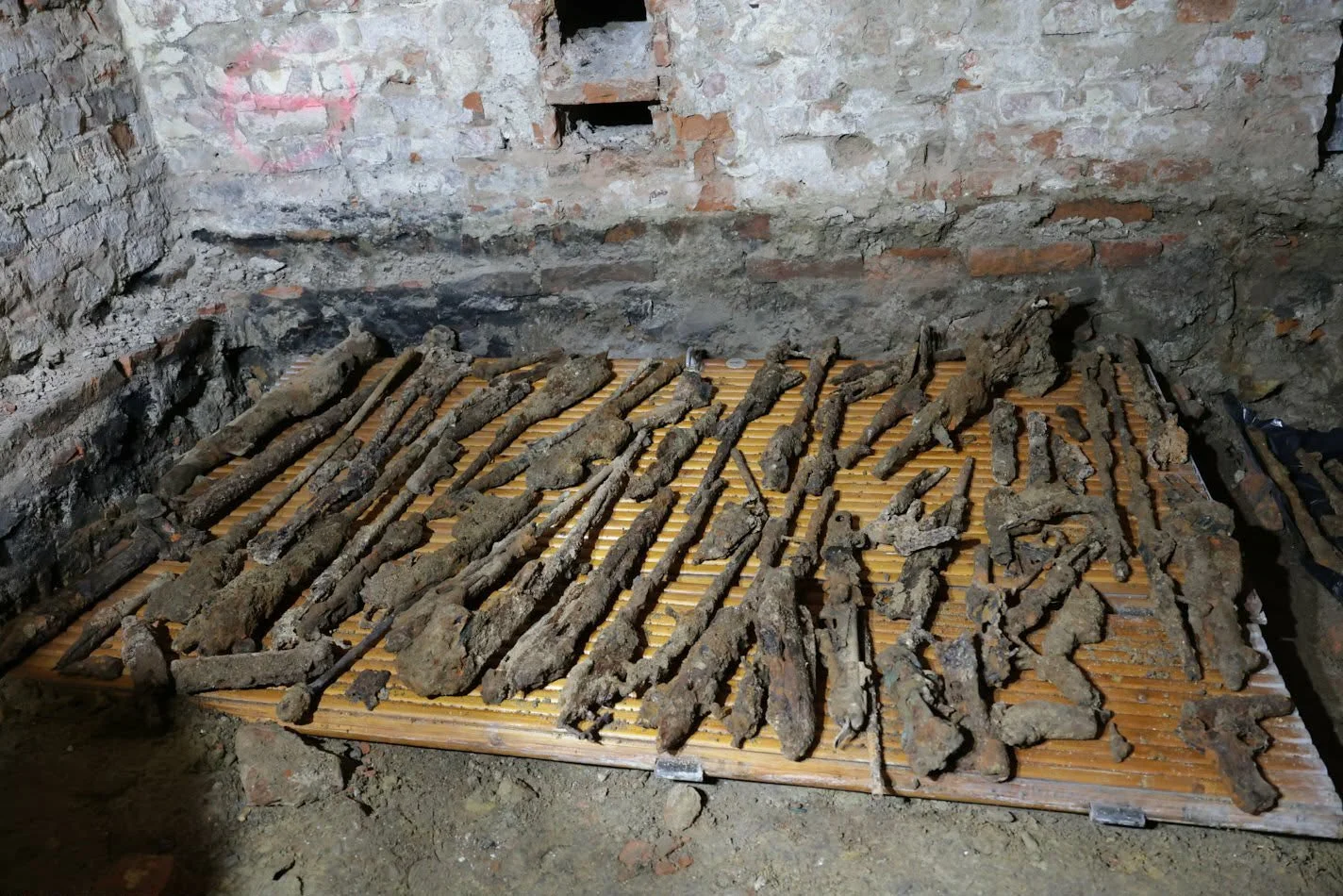 Cache of wartime objects discovered in Krosno basement