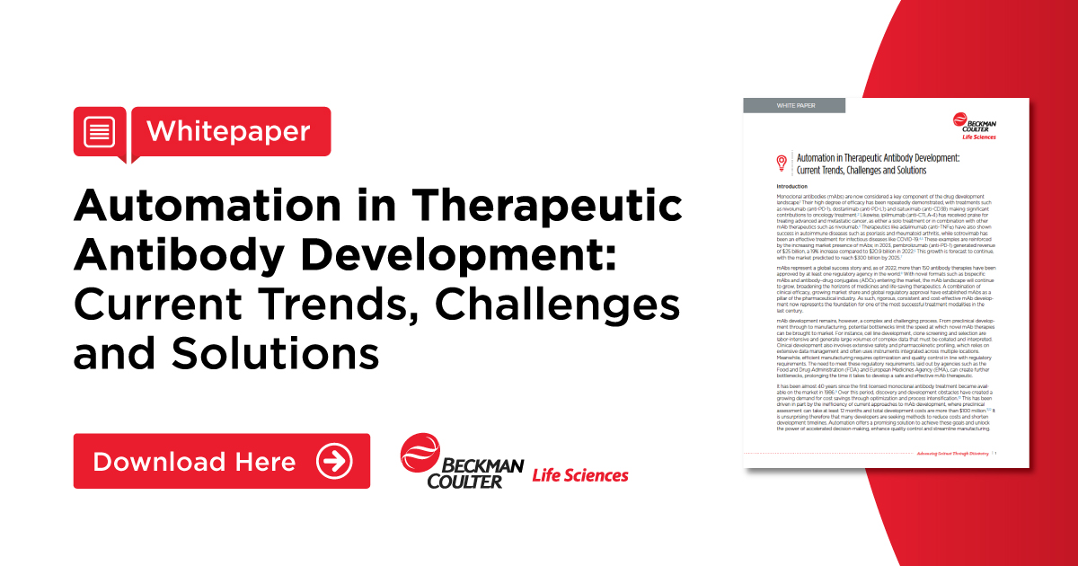 Automation in Therapeutic Antibody Development