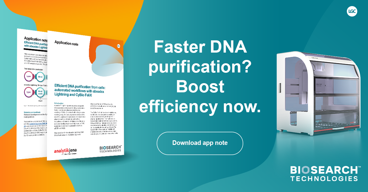 New automation example for fast, high-purity DNA from cells