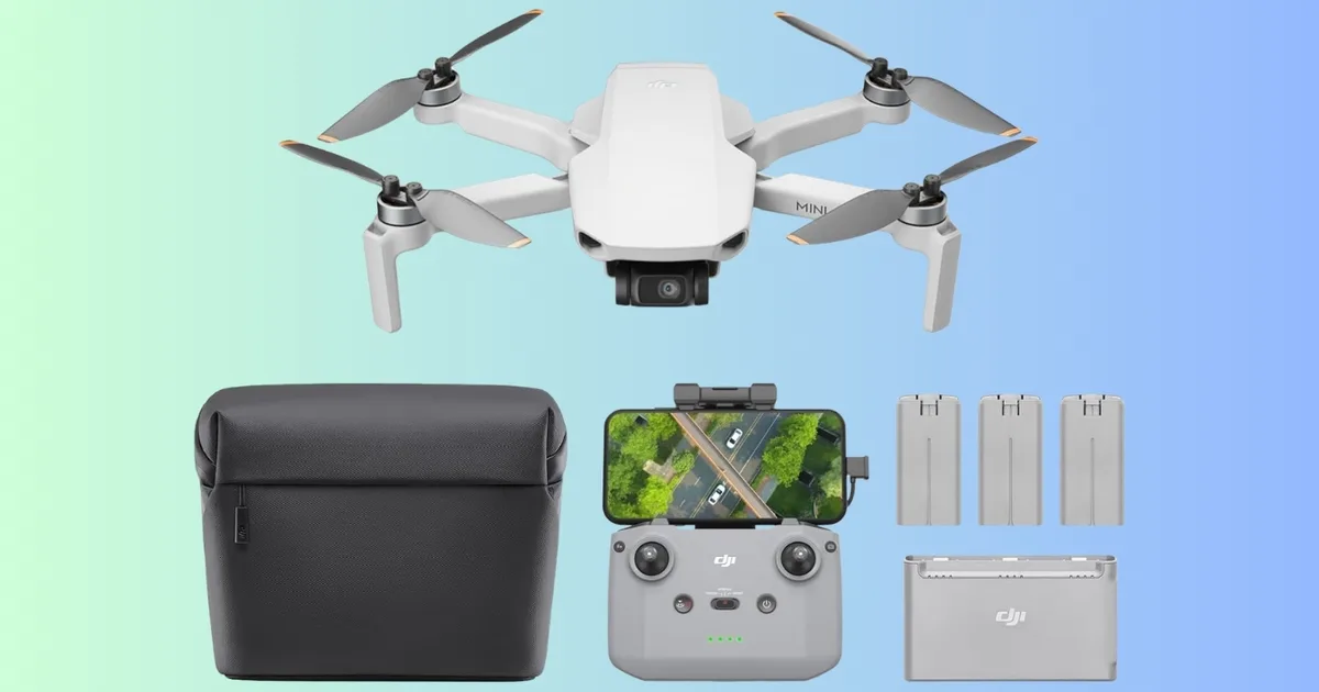4K stabilized footage, 10km transmission range, and 93 minutes of flight for $309: the DJI Mini 4K is on sale