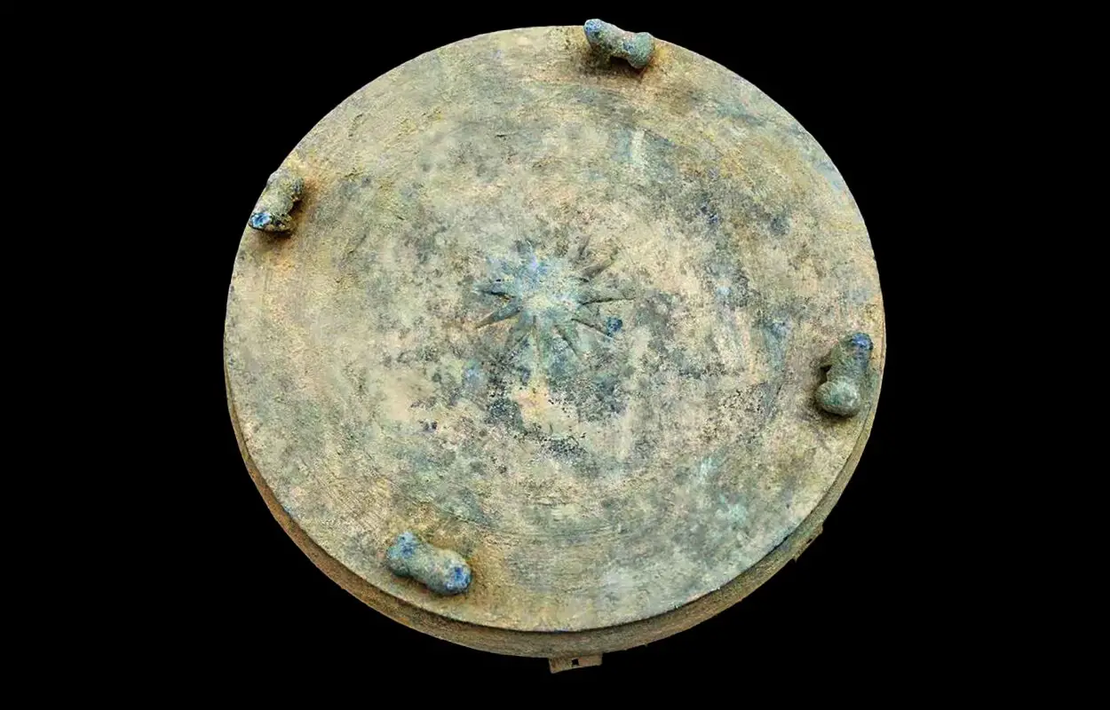 2,000-year-old bronze drum unearthed in south-west China