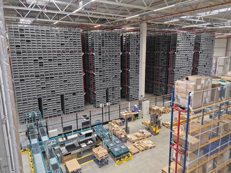Exotec implements its Skypod automated storage and retrieval system in Berrang Group’s Ingersheim warehouse