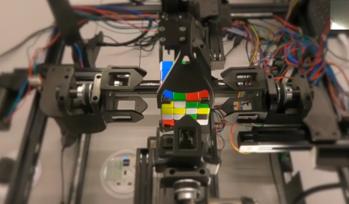 Brothers build a robot to solve Rubik’s cubes in record-setting time