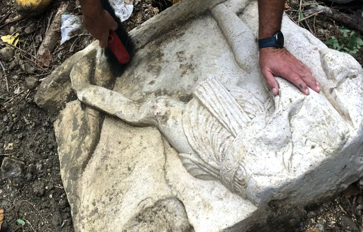 Gladiatorial reliefs discovered near the Appian Way