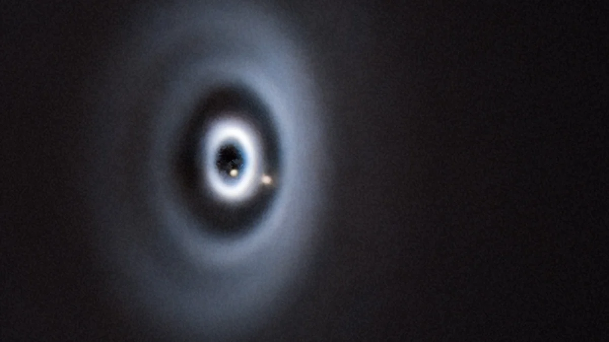 Astronomers are witnessing the birth of a solar system