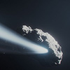 Hubble detects first-ever spin reversal of tiny comet
