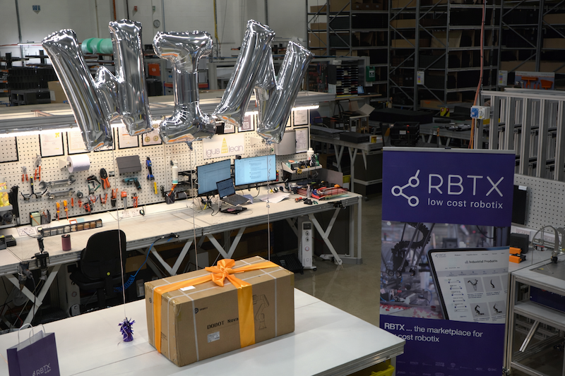 RBTX x Dobot partner launch hailed a success with giveaway winner announced