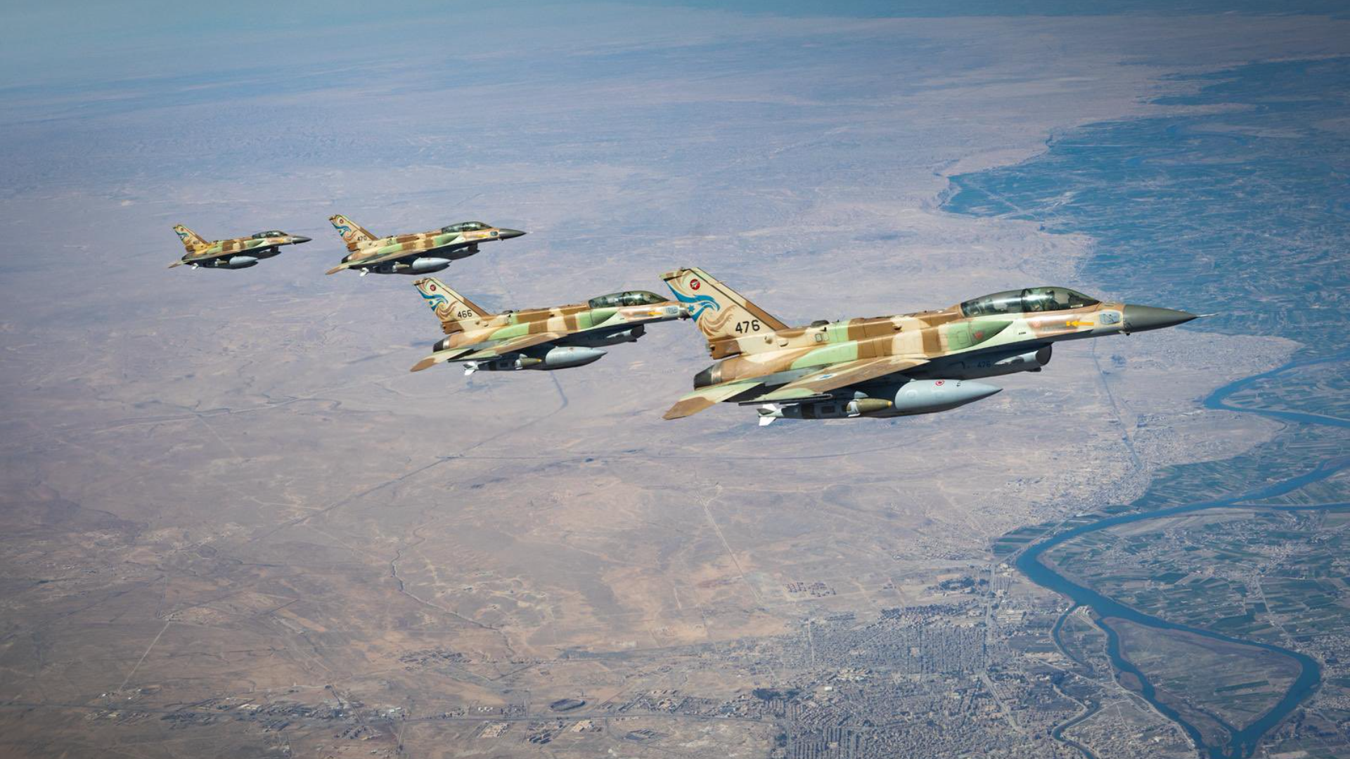 Israeli F-16 spotted with mysterious 2,000-pound precision bomb