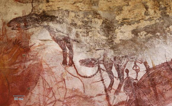 Researchers Discover Tasmanian Tiger and Tasmanian Devil Paintings in Northern Australia