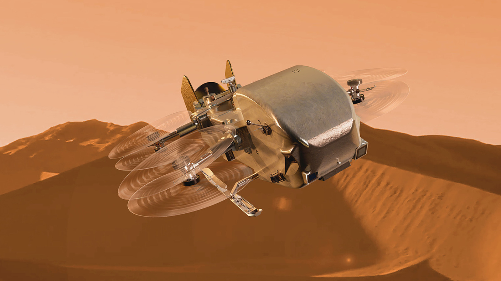 NASA Is Making A Nuclear-Powered Dragonfly Helicopter Straight Out Of Dune