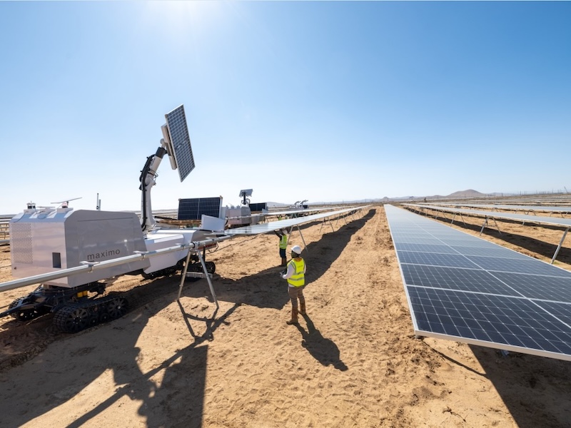 Maximo completes 100 MW of robotic solar installation in California