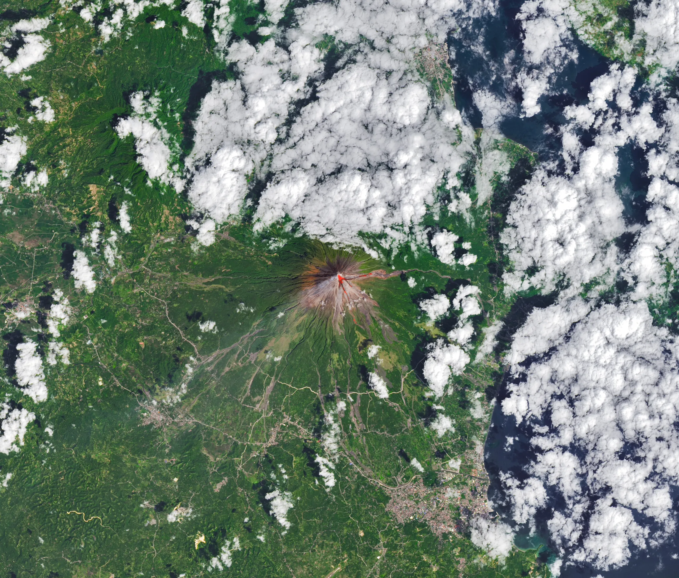 Lava Flows Down Mayon – NASA