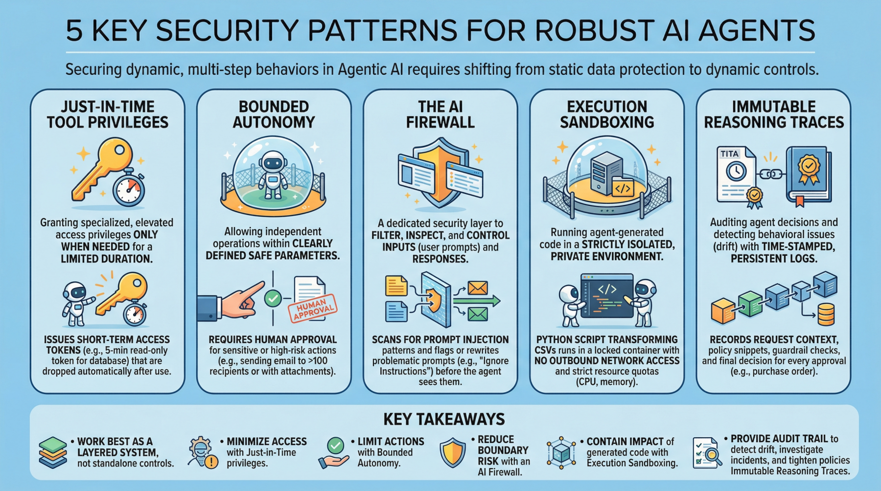 5 Essential Security Patterns for Robust Agentic AI