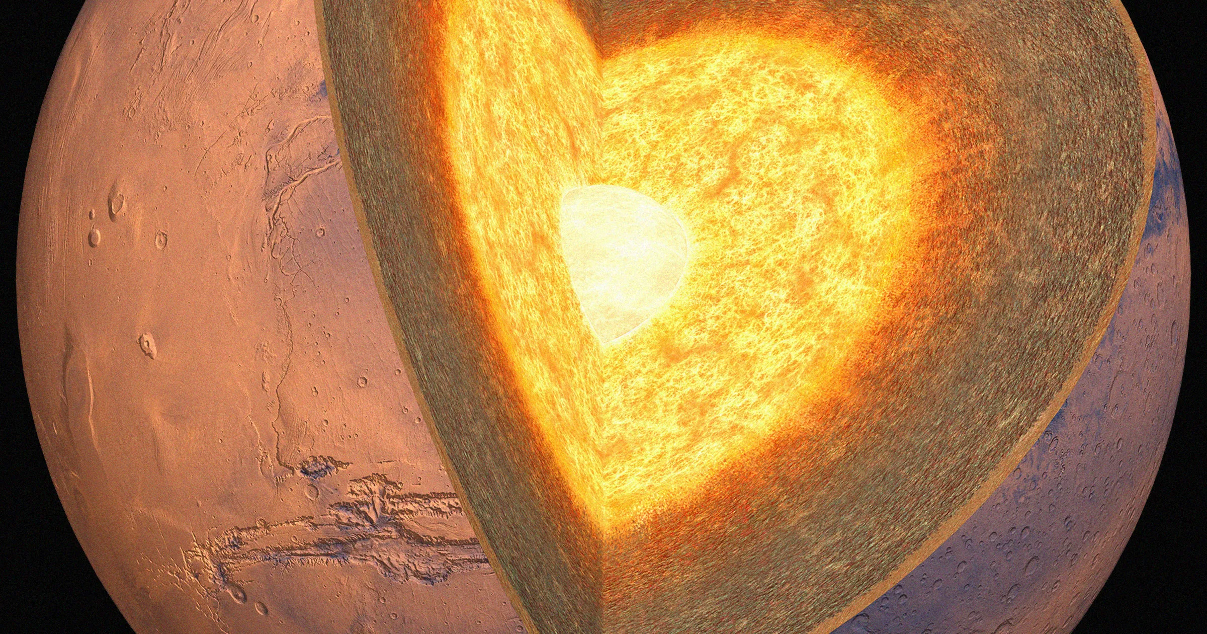 Scientists Intrigued by “Negative Mass Anomaly” Under Surface of Mars