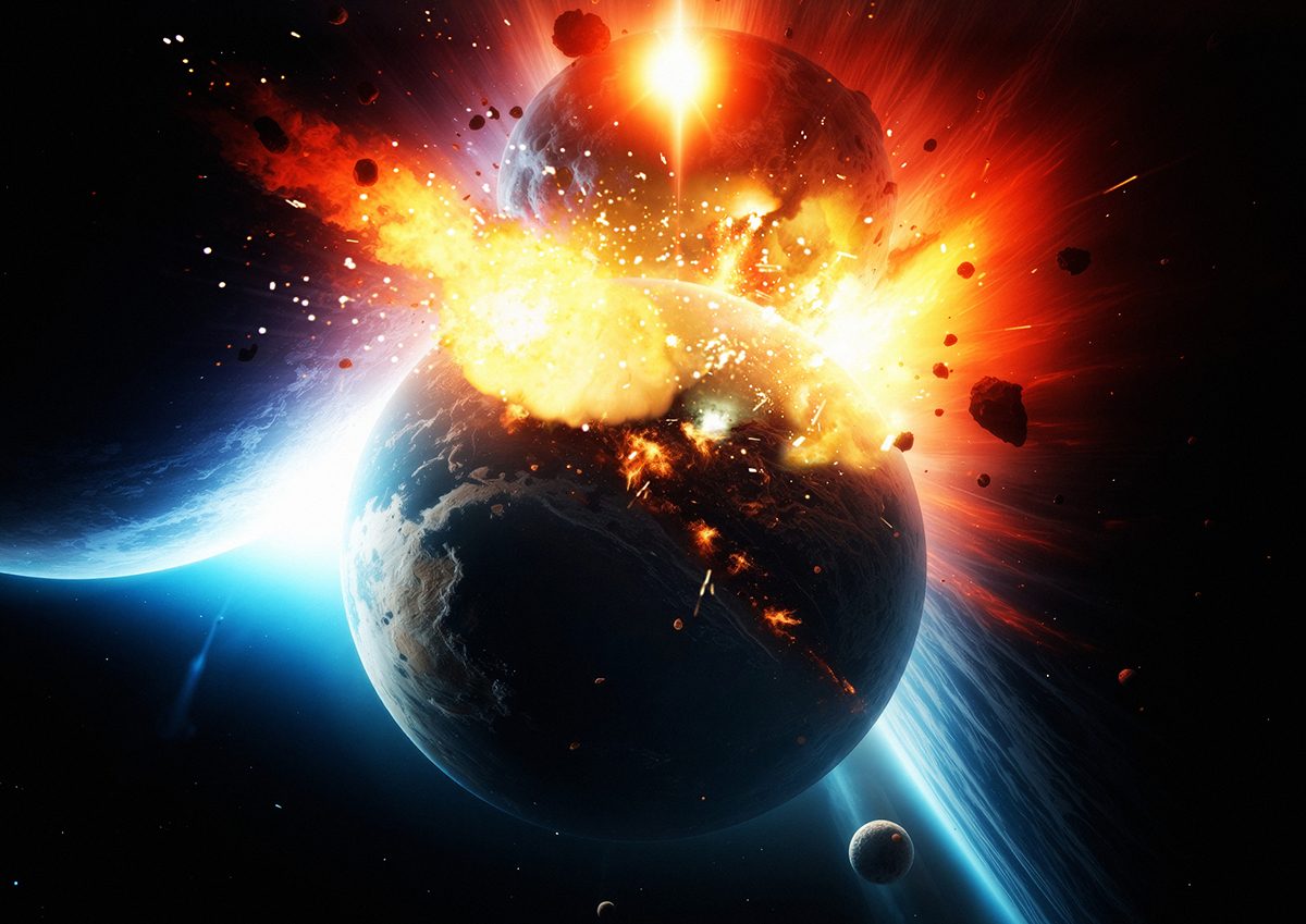 “It went completely bonkers…” Astronomers witness two planets colliding around a distant star