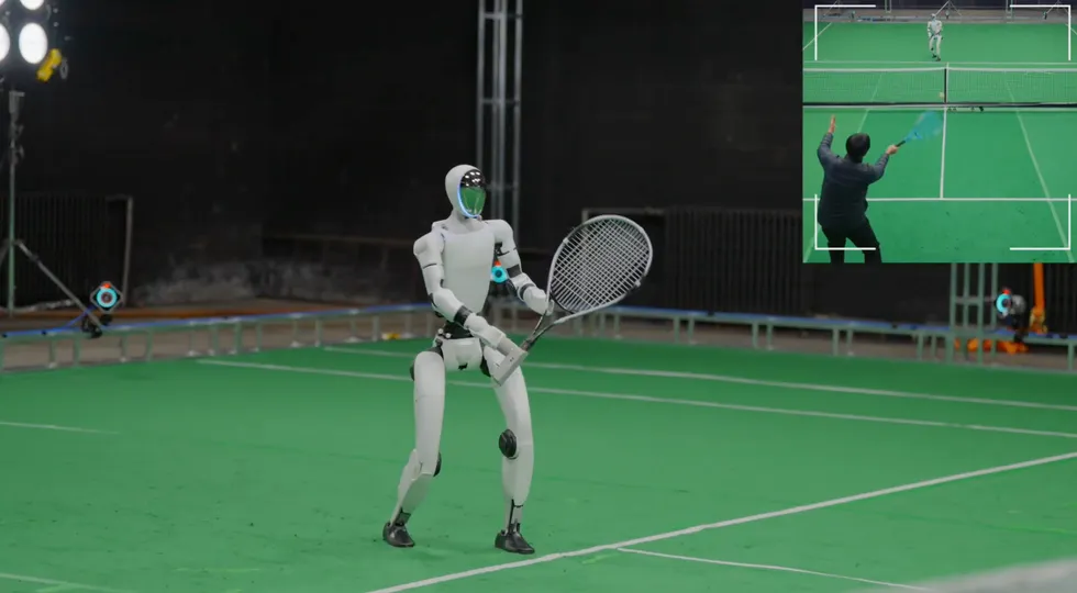 Videos: Tennis Playing Humanoid Robot, Horse Quadruped