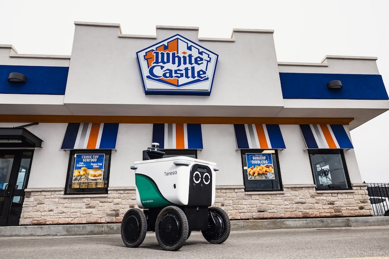 Serve Robotics and White Castle launch autonomous delivery via Uber Eats