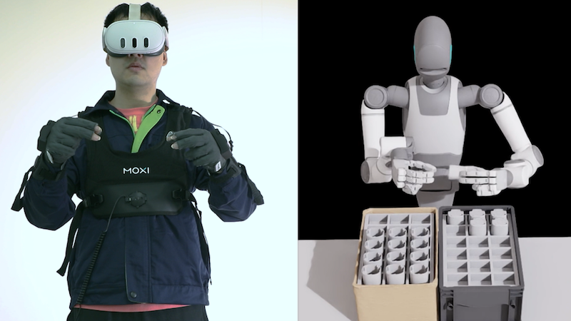 Techman Robot showcases humanoid system with motion capture training at GTC 2026