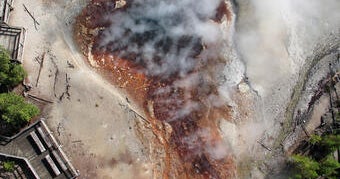 World’s largest acidic geyser erupts again in Yellowstone after years of silence