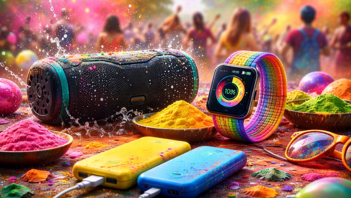 Waterproof Speakers, Smartwatch, Powerbanks And More