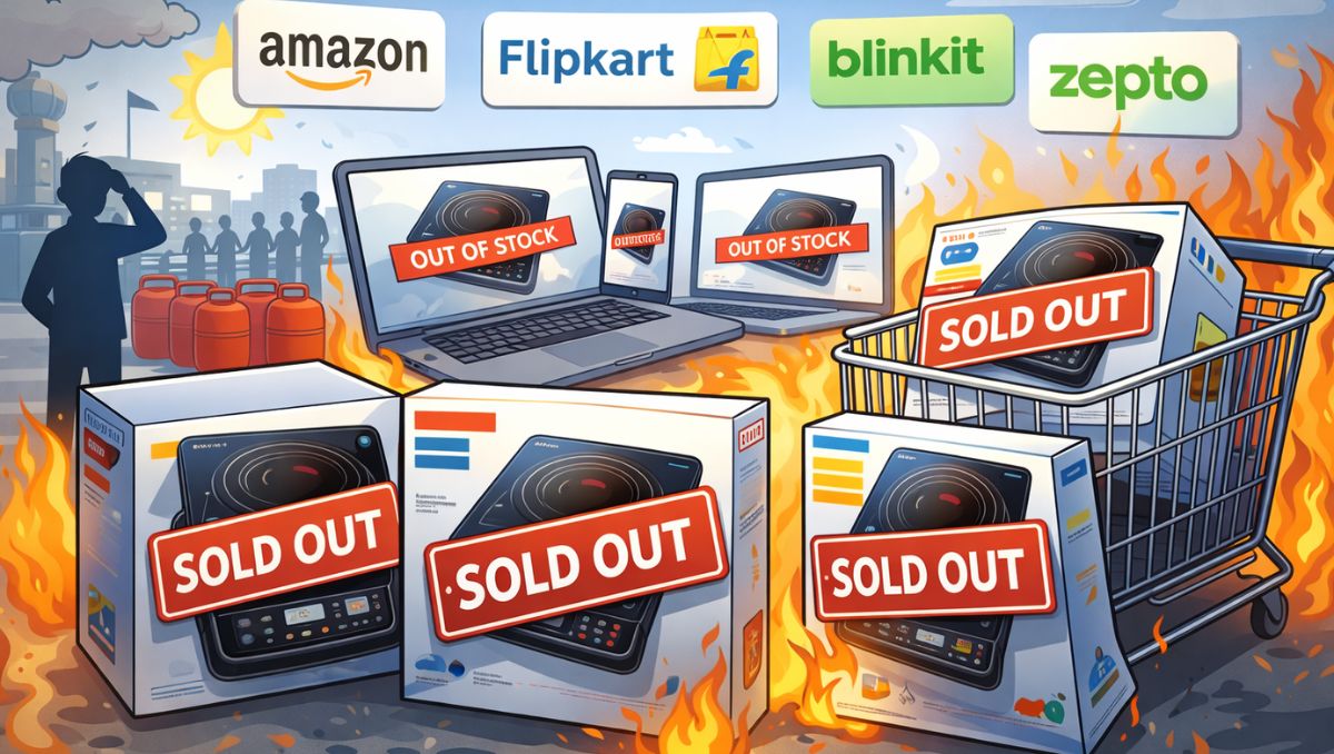 LPG Shortage Panic? Induction Cooktops Selling Out On Amazon, Flipkart, Blinkit And More