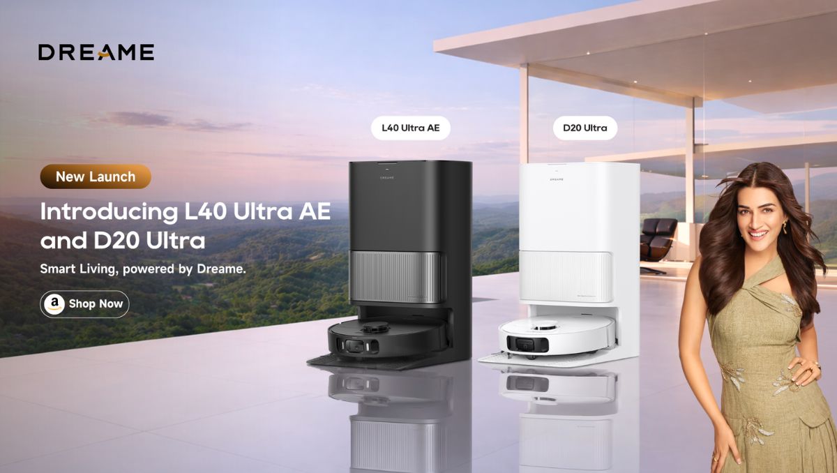 Dreame Technology Unveils L40 Ultra AE, D20 Ultra Robot Vacuums in India: Specifications, Features