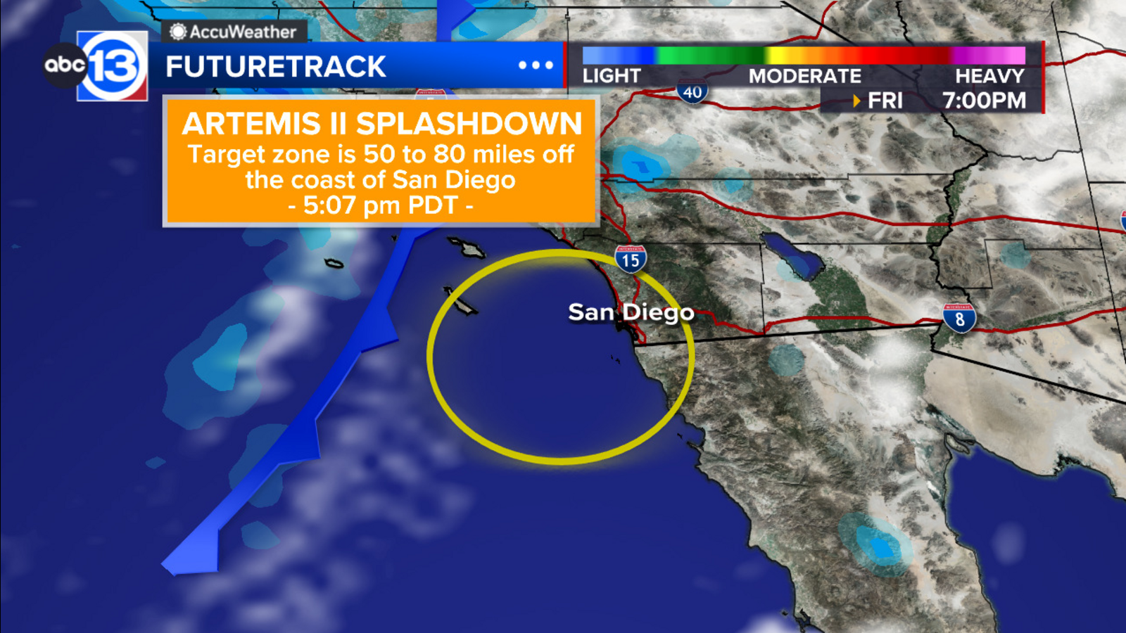 Artemis II splashdown forecast: Orion’s return to Earth looking good, but NASA monitors Pacific storm that could impact landing