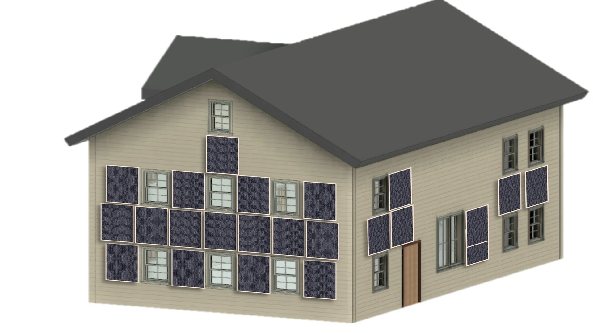 Fabric panels act like sweaters, cut building heat use by 23%