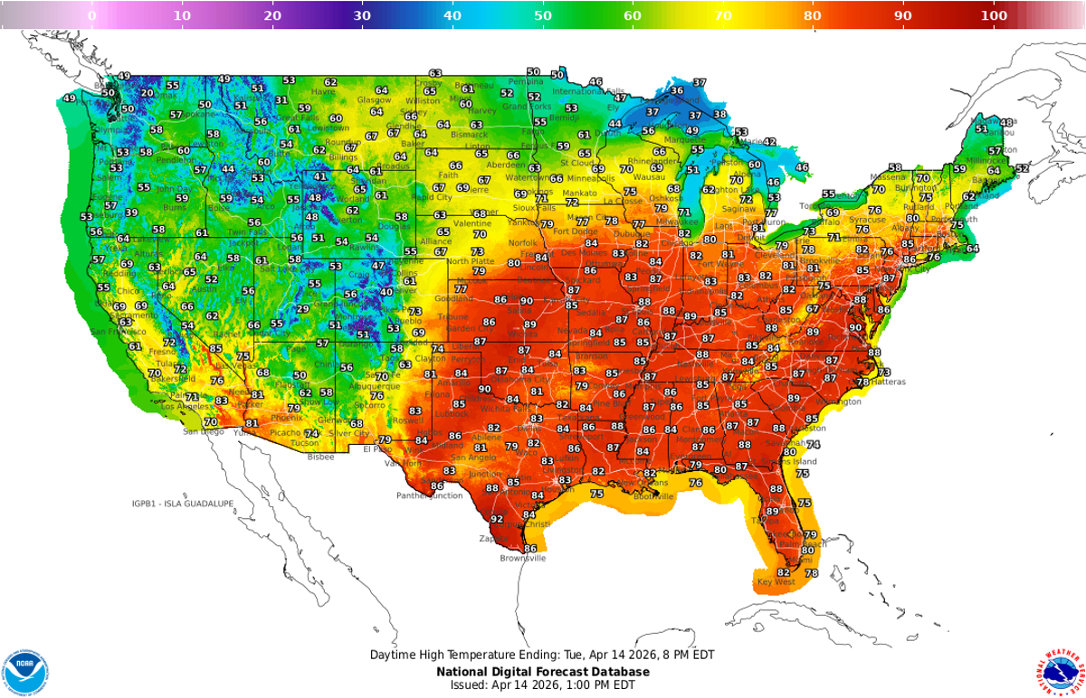 The East Coast could see blazing hot temperatures this week. Here’s why